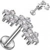 Piercing Šperky4U piercing do brady labreta titan TIT1284-1208