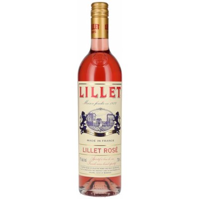 Lillet Rosé 17% 0,75 l (holá láhev) – Zboží Dáma