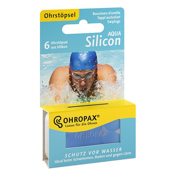 Ohropax Silicon Aqua Silikonové špunty na plavání 3 páry od 187 Kč -  Heureka.cz