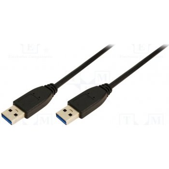 Logilink CU0038 USB 3.0 Type-A Male typu samec 1m, černý