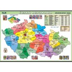 nakladatelství Kupka Česká republika - administrativní mapa A3 (42x30 cm), bez lišt – Sleviste.cz