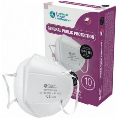 General Public Protection respirátor FFP2 NR CE 10 ks – Zboží Dáma
