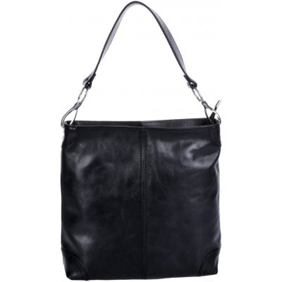 Il Giglio velká kožená kabelka 307 černá – Zboží Mobilmania