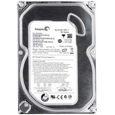 Seagate Barracuda 7200.11 160GB, 3,5", 7200rpm, SATAII, 8MB, ST3160813AS – Zbozi.Blesk.cz