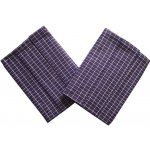 Sleep-well Drobná kostka 50x70 3 ks cm fialovo/bílá – Zboží Dáma