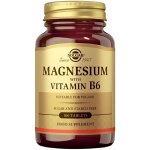 Solgar Magnesium with Vitamin B6 tablety pro podporu spánku a regenerace 100 tablet – Hledejceny.cz