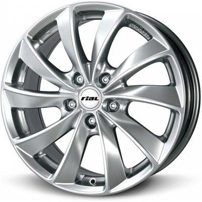 RIAL LUGANO 6.5x16 4x114.3 ET40 sterling silver – Hledejceny.cz