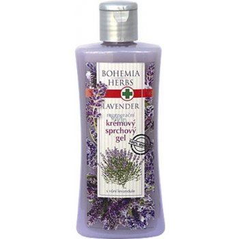 Bohemia Herbs Lavender regenerační krémový sprchový gel 250 ml