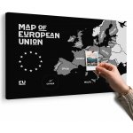 Obraz na korku naučná mapa s názvy zemí evropské unie - 90x60 place – Hledejceny.cz