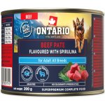 Ontario Adult hovězí pate s příchutí spirulíny 200 g – Hledejceny.cz