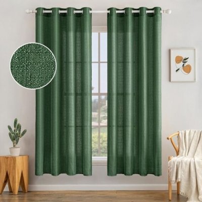 Závěsy Miulee 2P Linen Curtain 140*17 – Hledejceny.cz