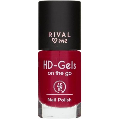 Rival Loves Me Lak na nehty HD-Gels on the go 19 Ruby Red 9 ml – Zboží Dáma