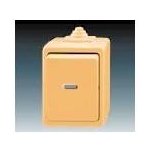 ABB 3553-91922 D Ovládač zapínací IP 44 s čirým průzorem béžová – Hledejceny.cz