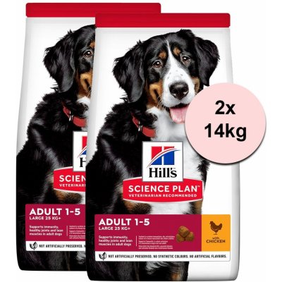 Hill’s Science Plan Adult Large Breed Chicken 2 x 14 kg – Hledejceny.cz