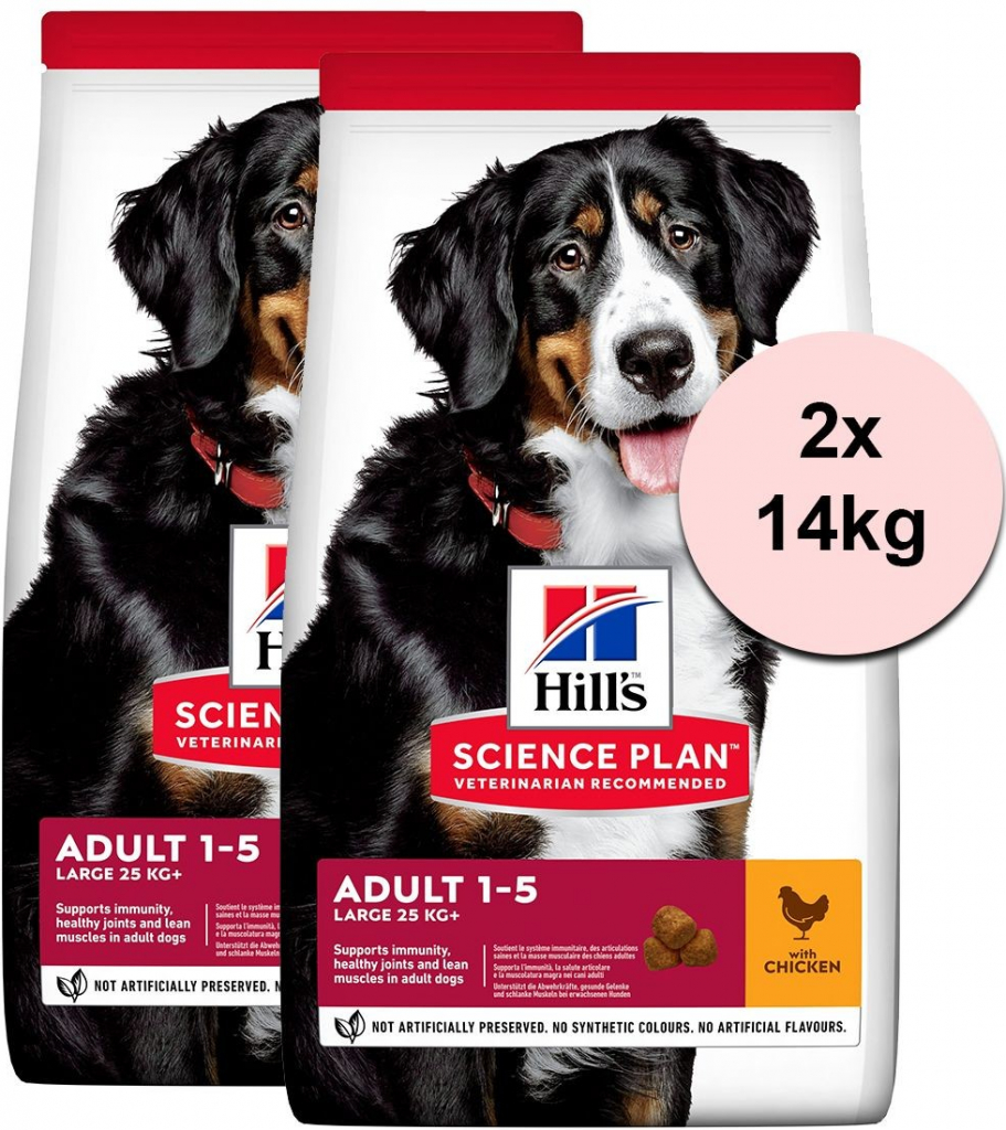 Hill’s Science Plan Adult Large Breed Chicken 2 x 14 kg