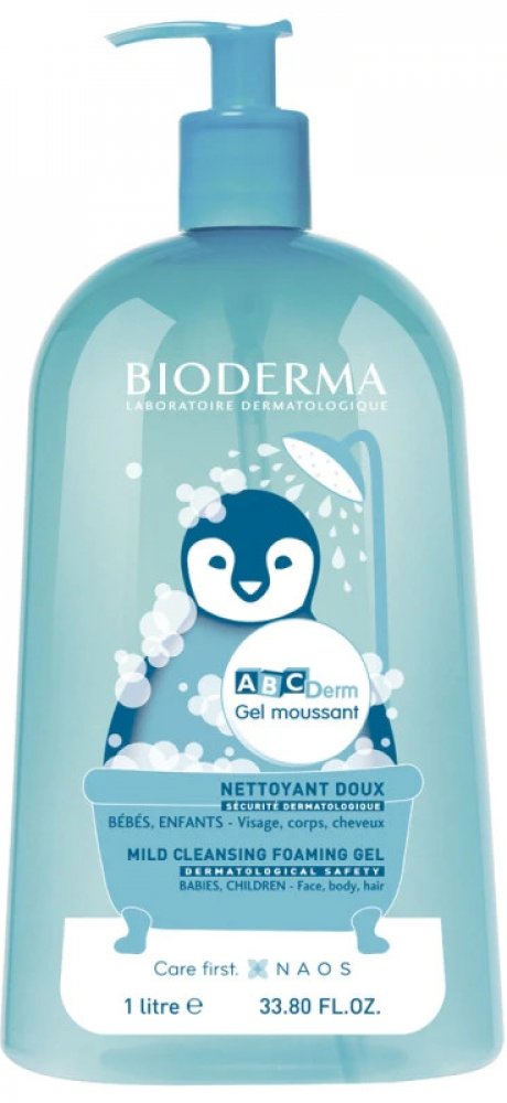 Bioderma ABCDerm Gel Moussant Mild Cleansing Foaming Gel čistící gel pro  děti 1000 ml | Srovnanicen.cz