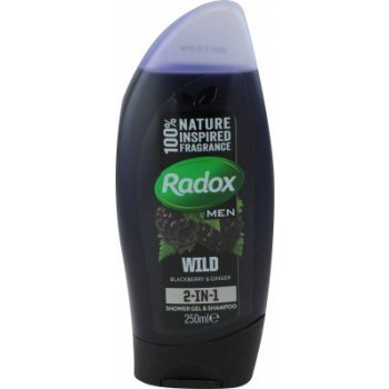 Radox Men Feel Wild Blackberry & Ginger 2v1 sprchový gel 250 ml