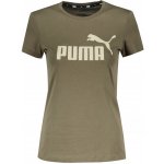 PUMA ESS LOGO TEE 586775-44 ZELENÁ – Zboží Mobilmania