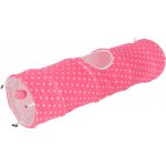 Prolézadlo pro kočky, růžová, pr. 25 cm, 100 cm – Sleviste.cz
