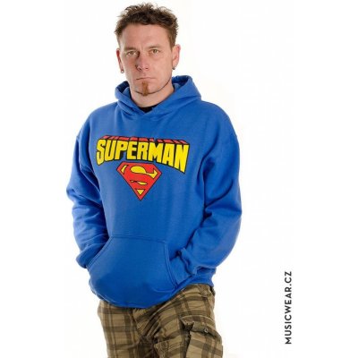 Superman mikina Blockletter Mens – Zboží Mobilmania