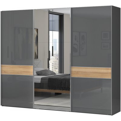 Alpi Home ONYX PK281 OG/ON antracit lesk/ořech pacific lesk 272 cm