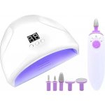 Verk 24406 Sada na nehty UV lampa 12 W + pilník 2v1 – Hledejceny.cz