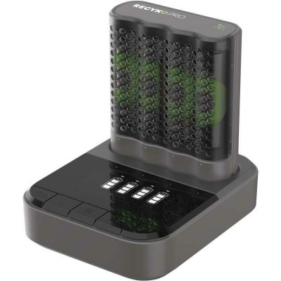 GP Batteries B50460D Nabíječka baterií GP Pro P461 + 4× AA Rec Pro + DOCK – Zboží Živě