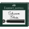 Náplně Faber-Castell 0025/1855070 Inkoustové bombičky krátké 6 ks černá