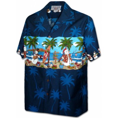 Pacific Legend Havajská košile s motivem sněhuláků