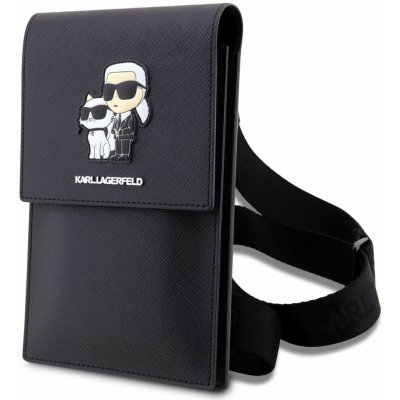 Pouzdro Karl Lagerfeld, Metal Logo NFT Wallet černé KLWBSAKCPMK – Zboží Mobilmania