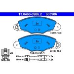 Sada brzdových destiček ATE 13.0460-3986 (AT 603986) -...