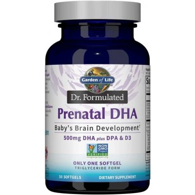 Dr. Formulated Prenatal DHA Vegan 30 Softgels – Zboží Mobilmania