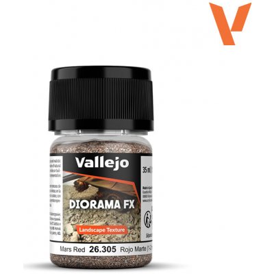 Vallejo Diorama FX 26305 Mars Red 1-2 mm 35 ml – Hledejceny.cz