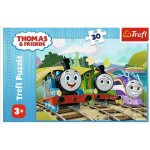 Trefl Mašinka Tomáš: Šťastný Tomáš 30 dílků – Sleviste.cz