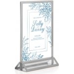 A-Z Reklama CZ Menu stojánek se základnou pro prospekt A5 - Silver – Zboží Dáma