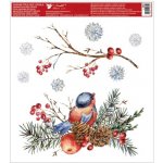 ANDĚL Okenní fólie Ptáci 30 x 33,5 cm – Zboží Dáma