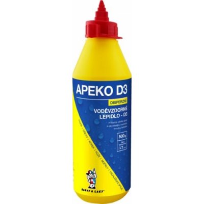 APEKO D3 venkovní voděodolné lepidlo na dřevo a savé materiály 500 g – Sleviste.cz
