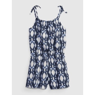 Gap dětský lněný vzorovaný overal Tmavě modrá – Zboží Mobilmania