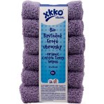 Xkko bio bavlněné froté ubrousky Organic 21x21- Lavender Aura – Zboží Dáma