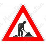 Manutan Práce na silnici dopravní značka A15, plast 500 x 500 x 5 mm – Zboží Dáma