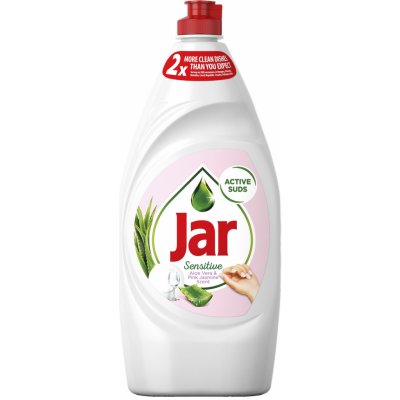 Jar Sensitive tekutý prostředek na nádobí Aloe Vera & Pink Jasmin 1350 ml