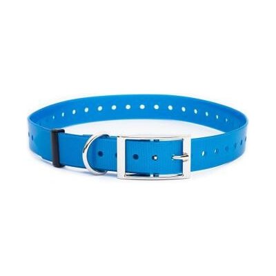Dog Trace Modrý plastový řemen s okem voděodolný 70 cm – Hledejceny.cz