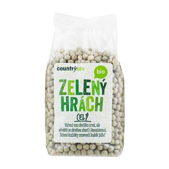 Country Life Bio Hrách zelený celý 0,5 kg