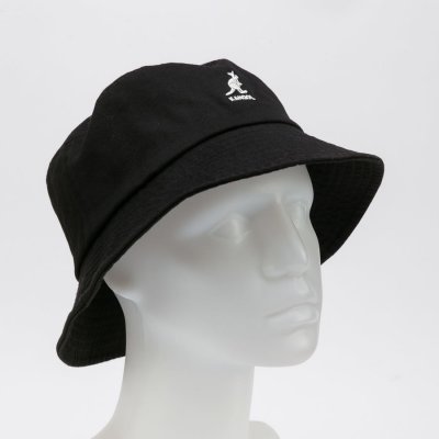 Kangol Washed Bucket černý