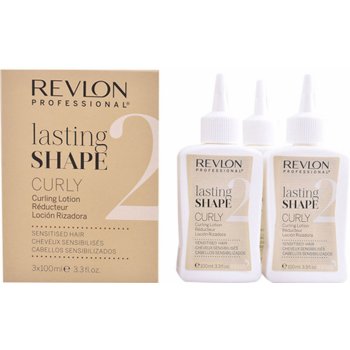 Revlon Lasting Shape Curly Curling Lotion Sensitised Hair 2 trvalá ondulace pro citlivé vlasy 3 x 100 ml