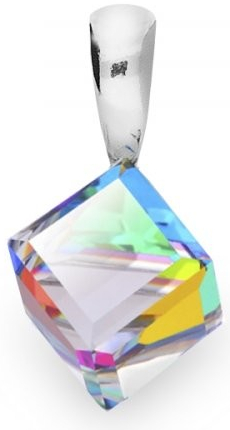 Spark Přívěsek se Swarovski Elements Cube Small, krystal ve tavru krychle  zelené (měnivé) barvy WJ48416VM od 399 Kč - Heureka.cz