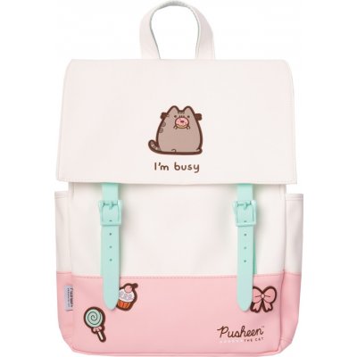 Curerůžová batoh Pusheen Rose růžový polyuretan