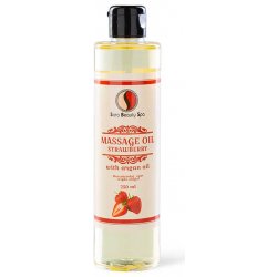 Sara Beauty Spa přírodní rostlinný masážní olej Jahoda 250 ml