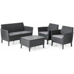 KETER Souprava zahradního nábytku Salemo grafit – Zboží Dáma