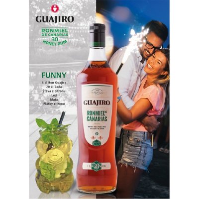 Guajiro Honey Rum 30% 1 l (holá láhev) – Zbozi.Blesk.cz